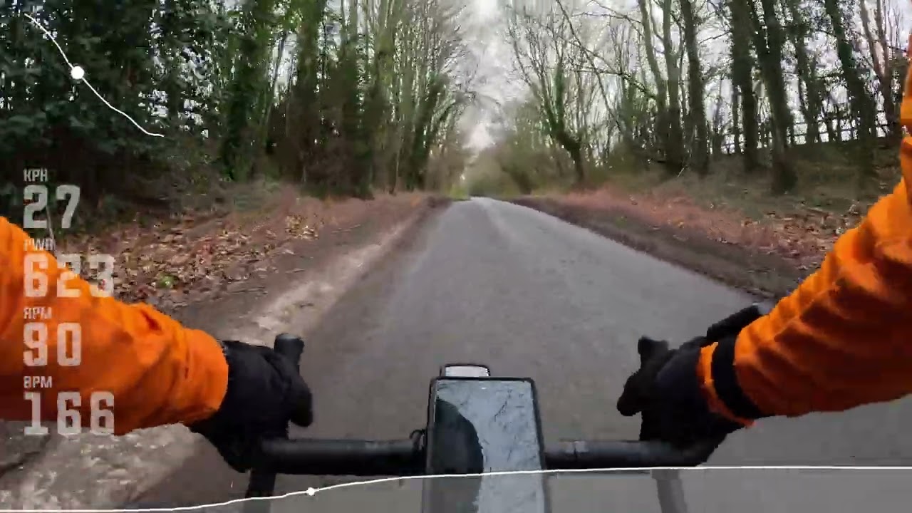 Testing cycling stats overlay on GoPro video using Cyclemetry