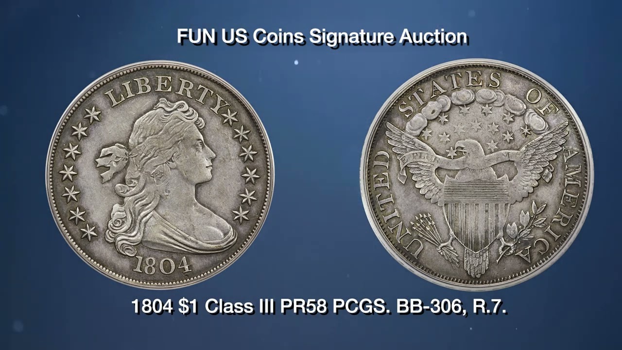 The King of U.S. Coins: The Legendary 1804 Class III Draped Bust Dollar | PR58 PCGS