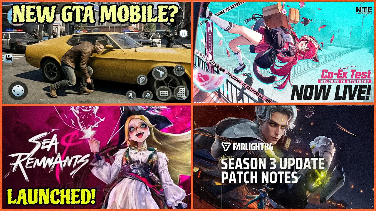 NTE Mobile Is Out!, New GTA Mobile?, AI Mobile Game, Sea Of Remnants Mobile Beta | Hindi |