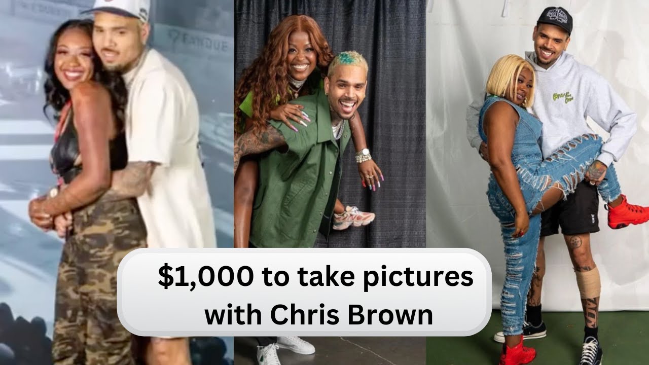 Boyfriend dumps girl for paying $1000 to take pictures with Chris Brown