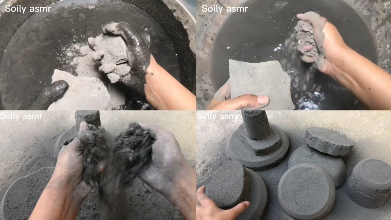 Black Mud Dirt 🖤 Dry+water 💦 Crumbling ASMR EDITS|| Must Watch ✨|| Subscribe 🌸