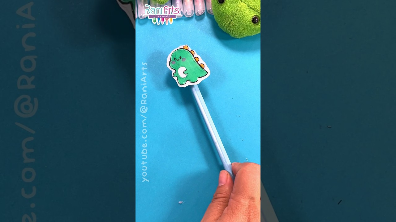 Decora tu l&aacute;piz muy f&aacute;cil #shorts #diy #tutorial #raniarts #manualidades