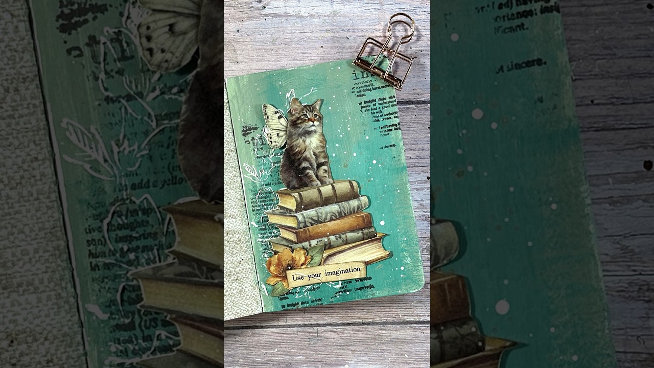 mini art journal | mint 🍸