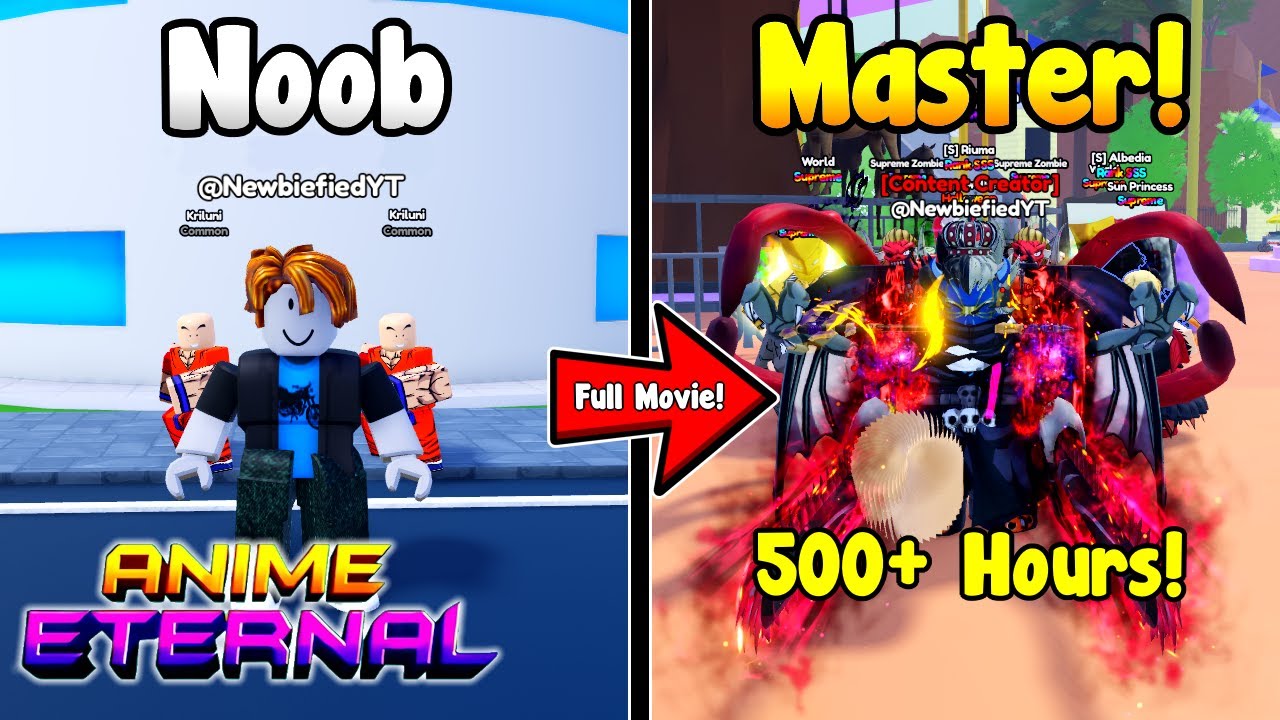 I Spent 500+ HOURS Becoming A MASTER In Anime Eternal! Unlocked Supreme Loots & Reached Prestige 7!