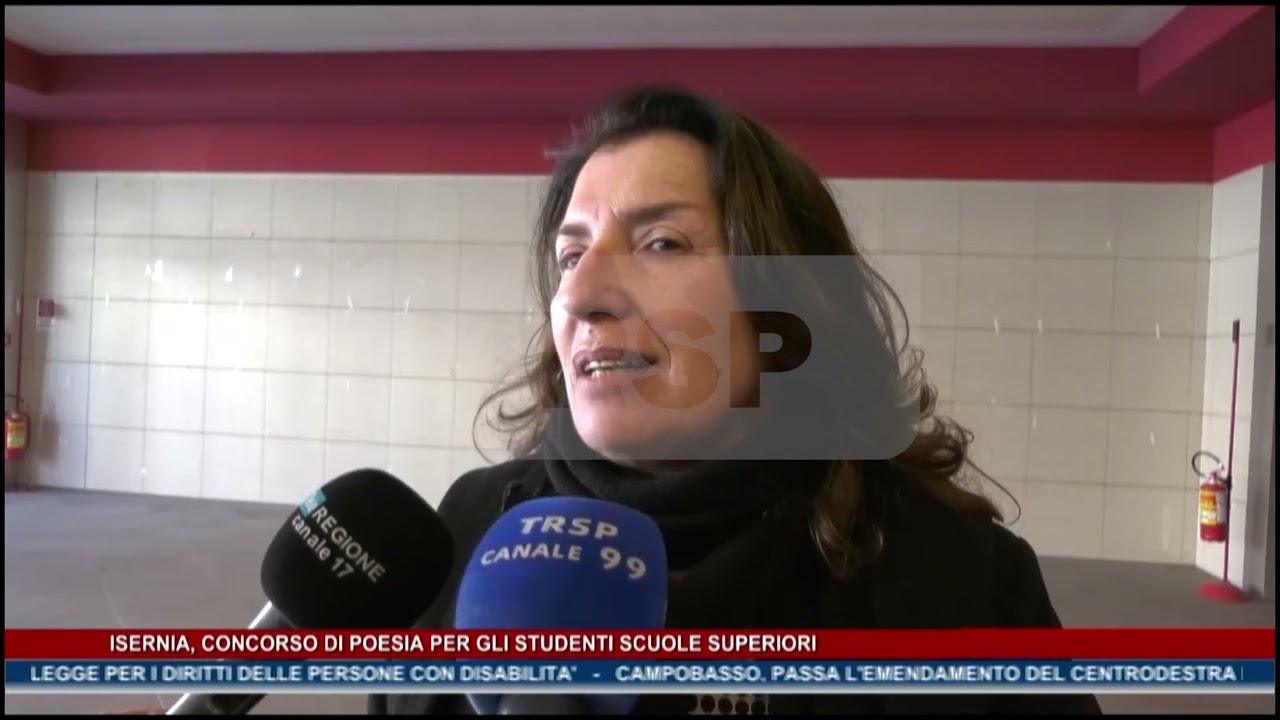 Isernia, concorso di poesia per gli studenti scuole superiori TG NEWS MOLISE DEL 24-02-26 - TRSP -