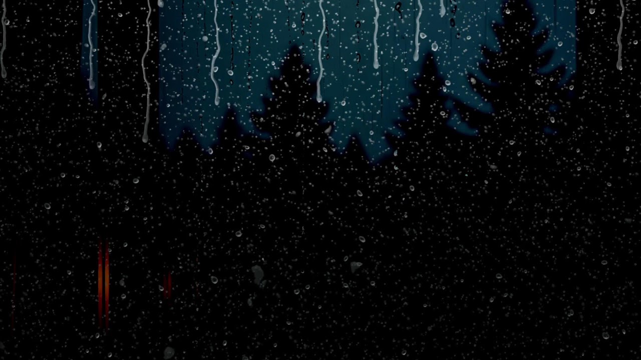 Peaceful Rainstorm with Gentle Thunder BLACK SCREEN | Sleep Relaxation Dark Screen Audio