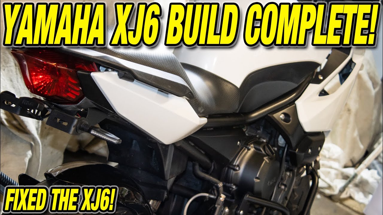 Выглядит потрясающе! Сборка мотоцикла Yamaha XJ6 завершена!