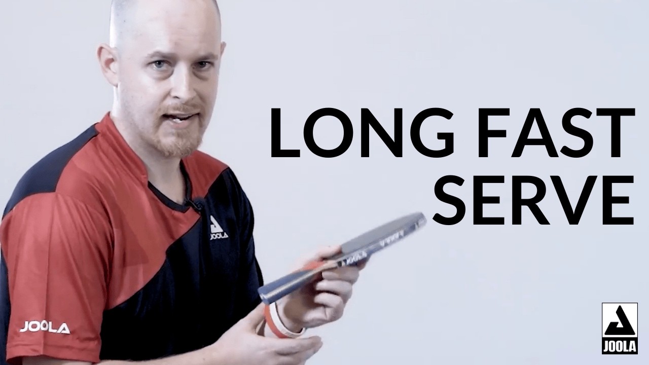 Learn How to Do a Long Fast Table Tennis Serve | JOOLA Skills