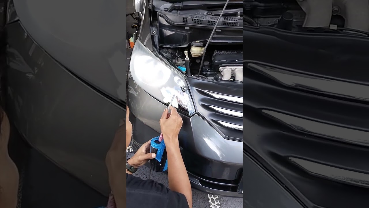Nano burn coating headlamp #hondafreed #salonmobilbogor #autodetailingbogor #bogor #infobogor #viral