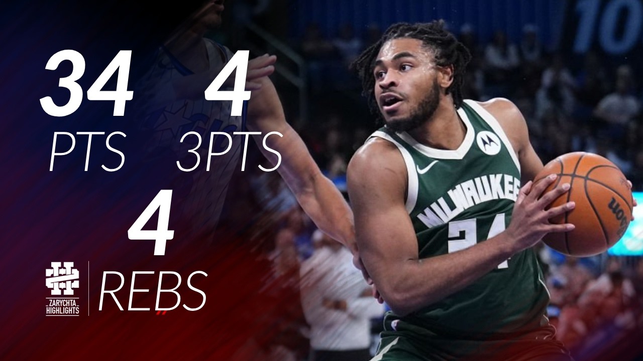 Cam Thomas 34 pts 4 threes 4 rebs vs Magic 25/26 season