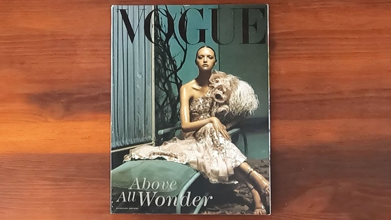 2004 March ASMR Magazine Flip Through: Italian Vogue Supplement Gemma Ward, Jennifer Lopez