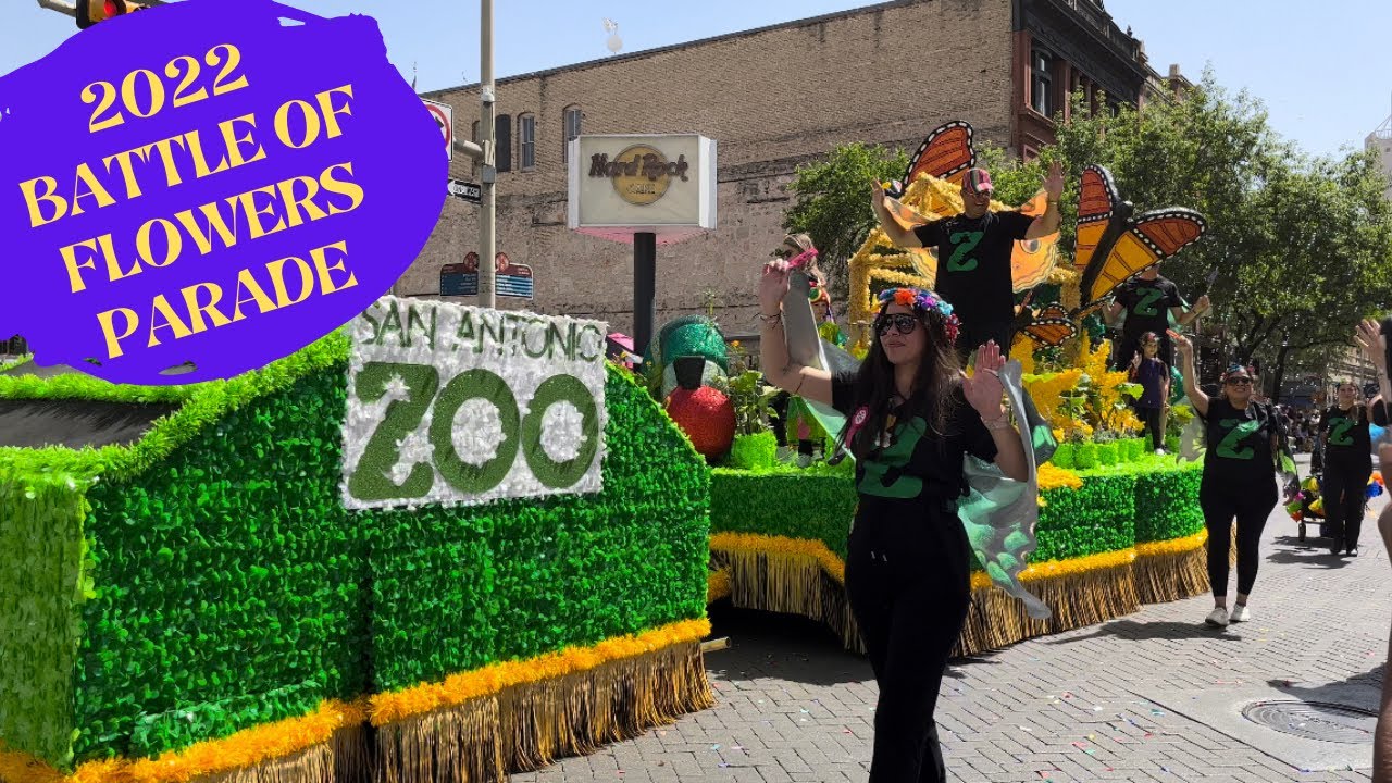 Fiesta San Antonio 2022 | Battle of Flowers Parade | Weekend in Texas #fiesta #fiesta2022