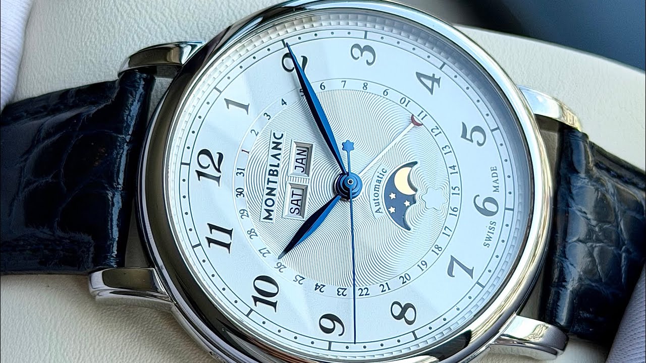 [Hiếm, Đẹp] Đồng hồ Montblanc Star Legacy triple Date monphase 118516