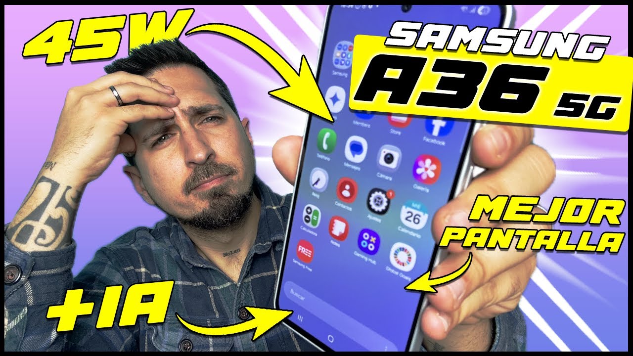 Samsung Galaxy A36 5G🔥Tiene TODO lo que necesitas!✅Review completa.