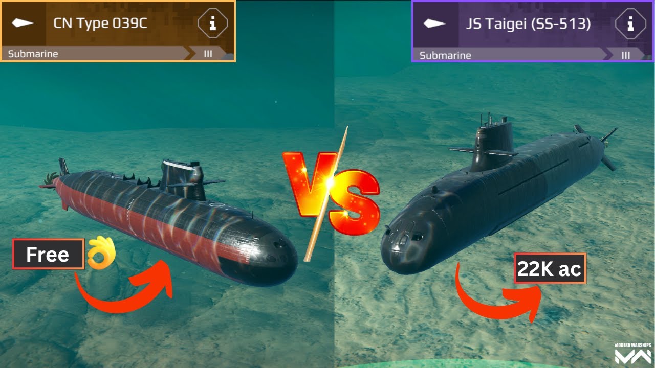 🔥CN Type 039C Better Than ?? JS Taigei (SS-513)🔥🔥 - Modern warships
