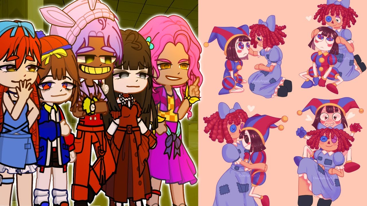 Past The Amazing Digital Circus react to  FUTURE selves?? 😯🎪 Gacha TADC Meme Trend 🎪❤️ Gacha Life 2
