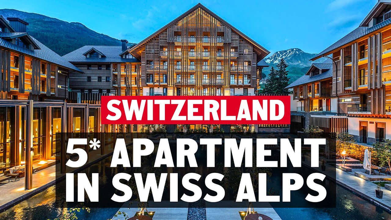Living in Switzerland. Luxury Apartment Tour in Andermatt Swiss Alps