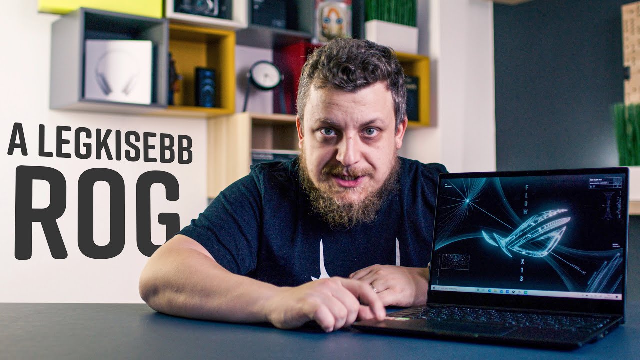 360 fokban fordulós, érintős, 120Hz-es, RTX 3070-es meg minden! - ASUS ROG Flow X13