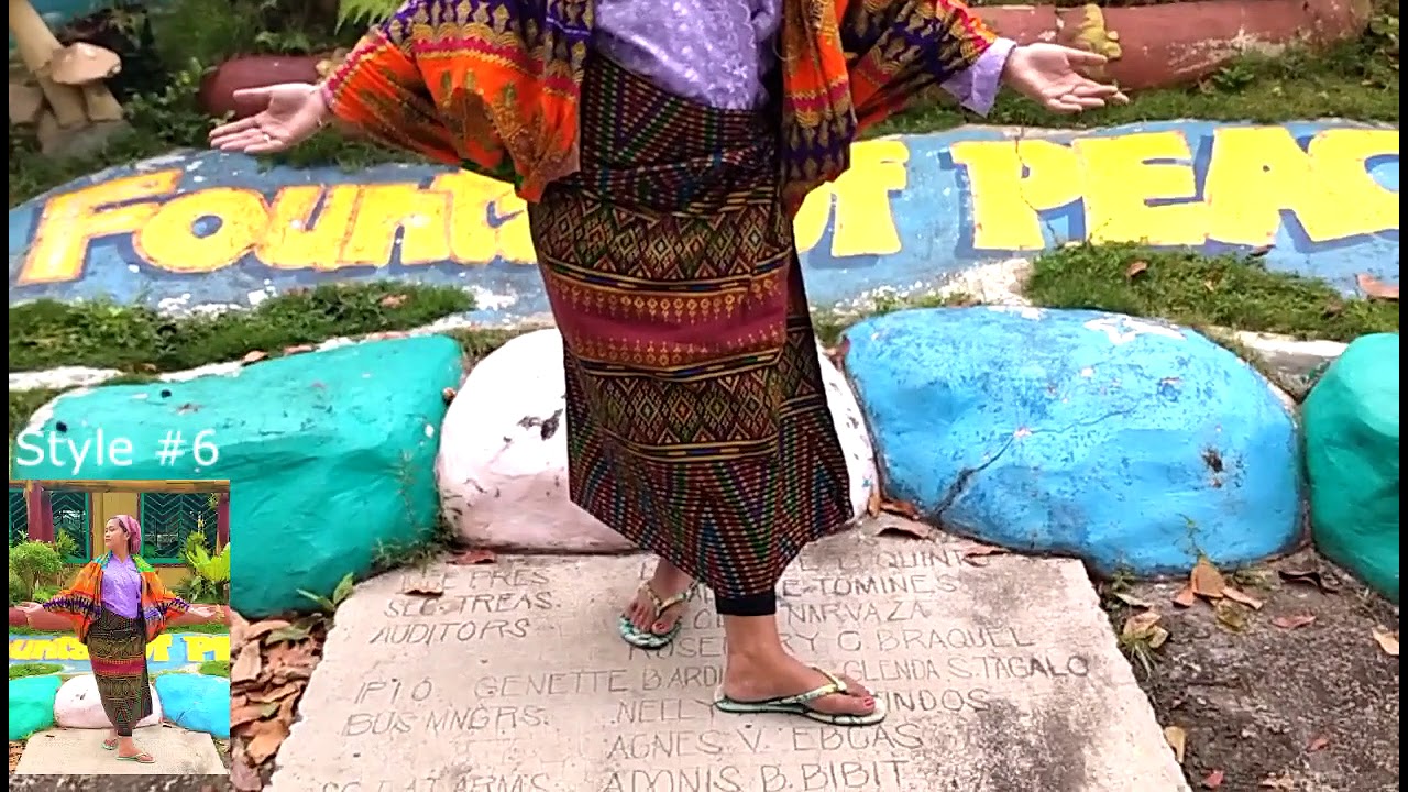 10 STYLES OF WEARING MALONG