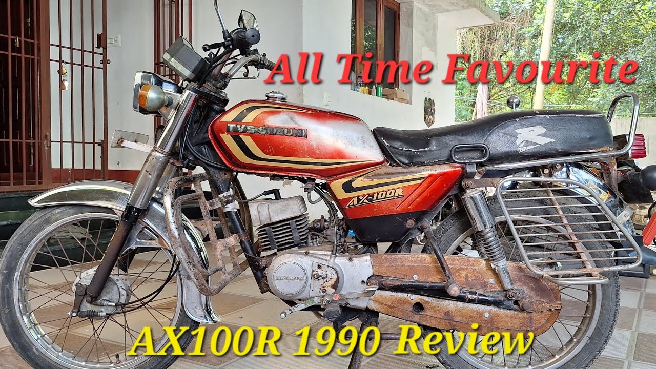 TVS SUZUKI AX 100R 1990 REVIEW