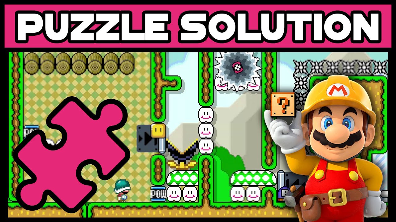 Super Mario Maker - One Screen Puzzle Walkthrough [#2] - Muncha-Bunch