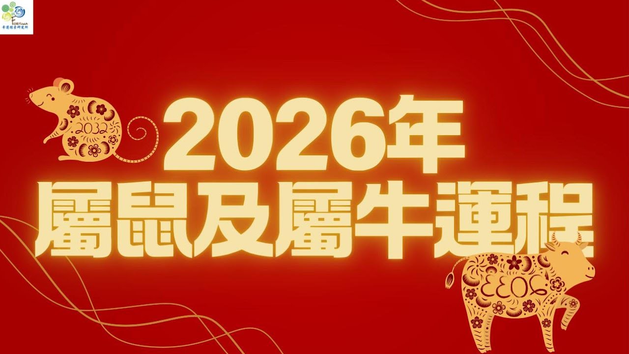 2026年 🐭生肖鼠🐮生肖牛 流年運勢 #2026運勢 #2026流年運程 #流年運程 #十二生肖運勢 #風水 #八字 #奇門遁甲 #生肖運程 #生肖牛 #生肖鼠