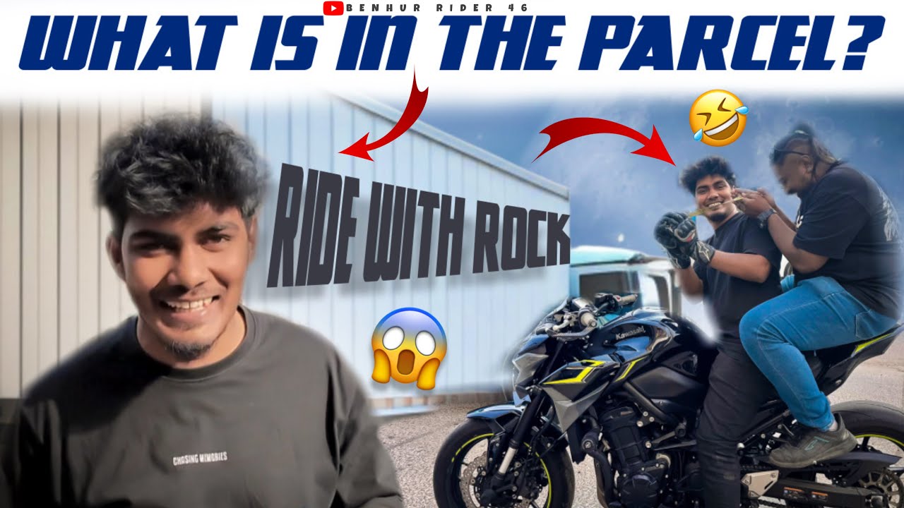 What is the parcel 📦 🤩? Ride with Rock went hilarious 🤣