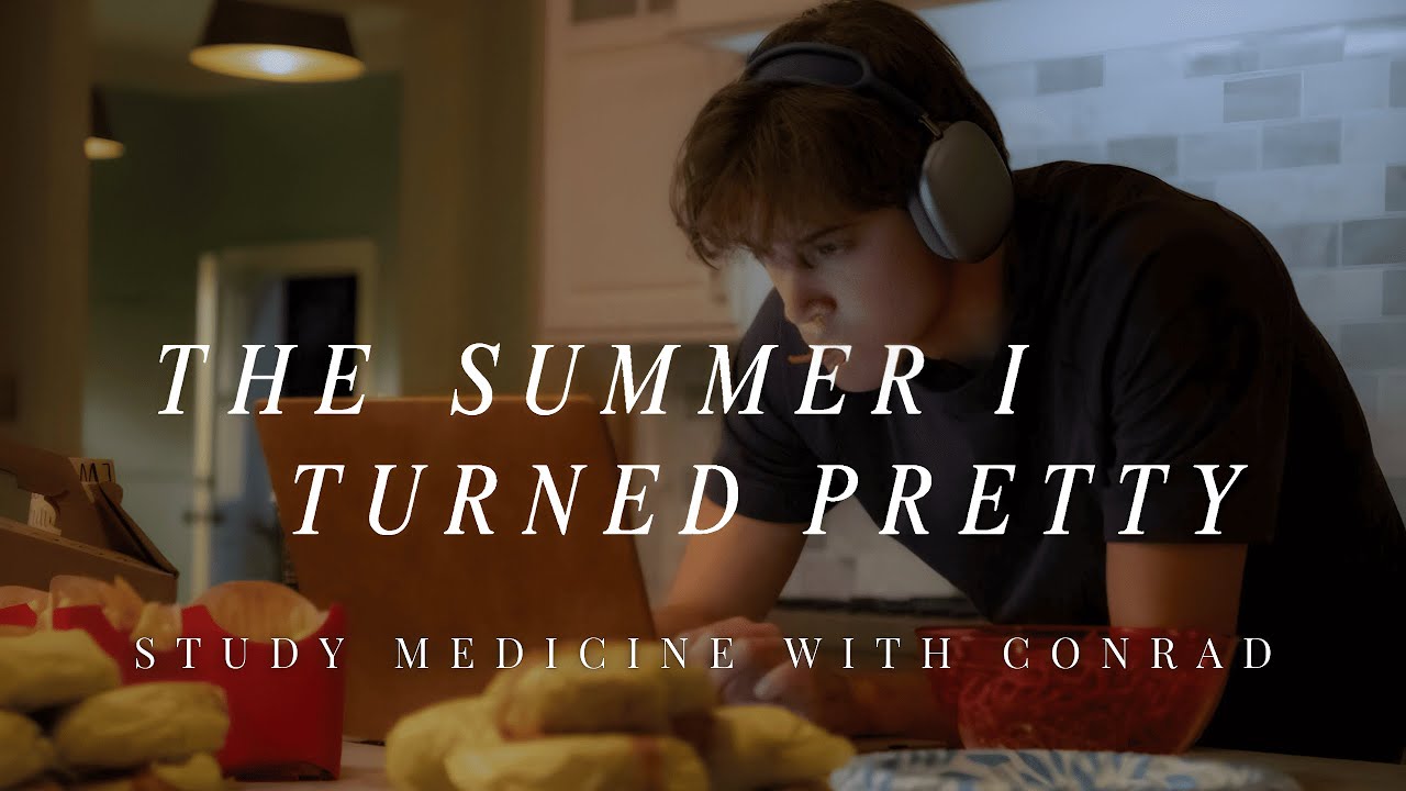 Study with Conrad Fisher - The Summer I Turned Pretty OST with Ambience 🌊✨