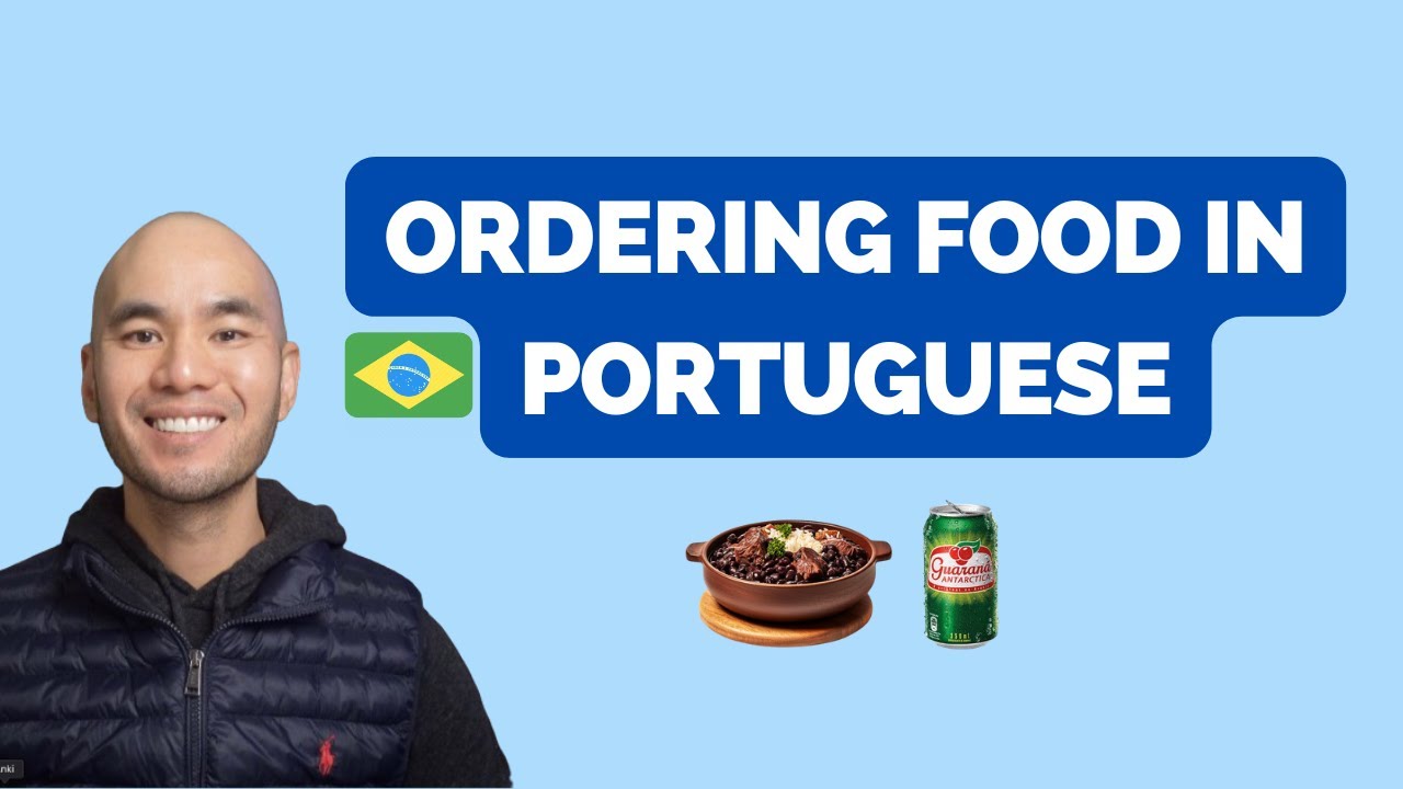 How to order food & drink in Brazilian Portuguese