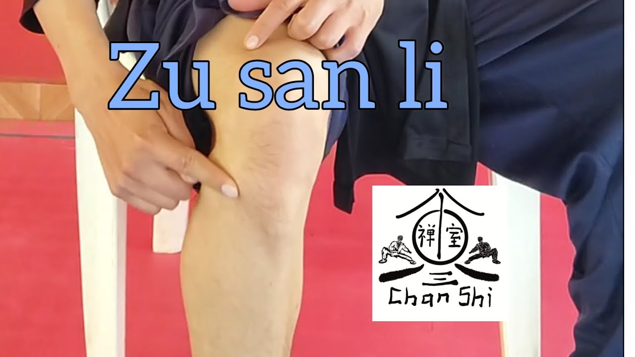 Punto de acupresión zu san li. Del. ejercicio 3,1,2. #acupresion #acupuntura #qigong