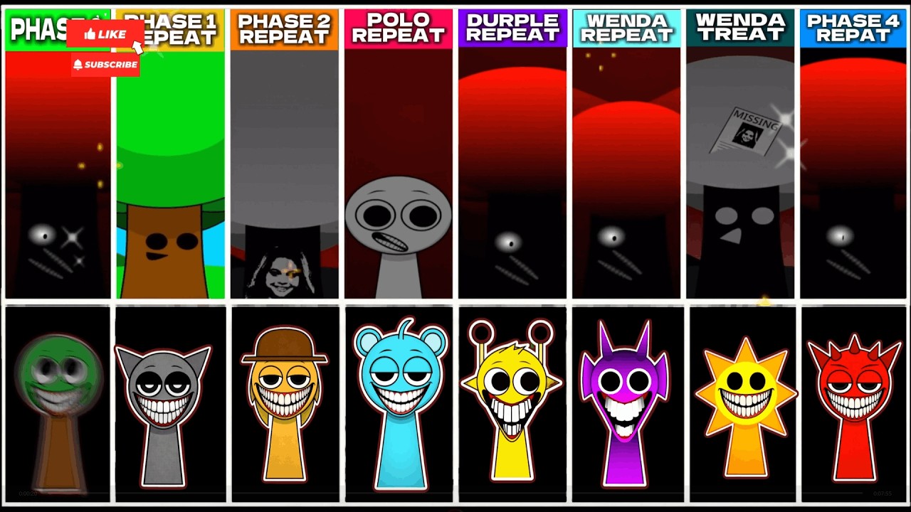 Sprunki But Phase 1, Phase 2, Polo And Durple REPEAT After PHASE 3