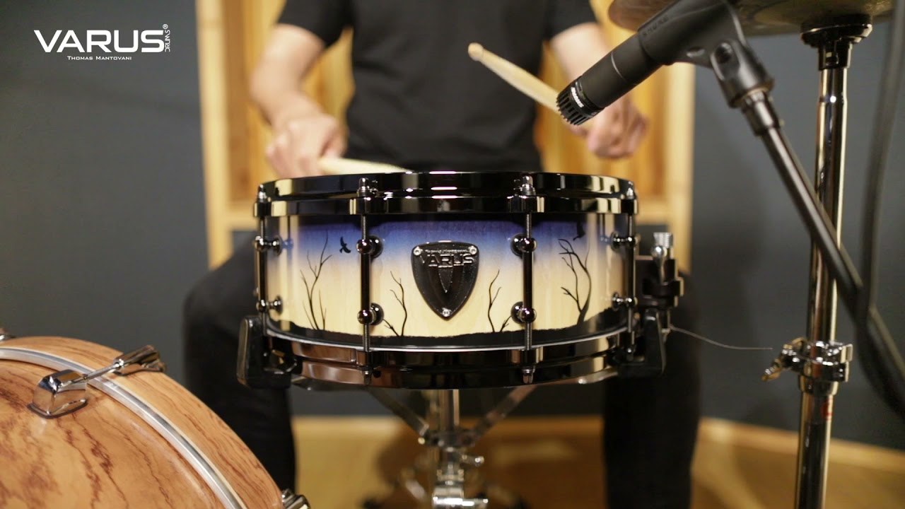 VARUS DRUMS - Cherry Stave Snare test