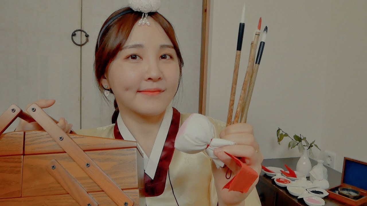 Eng ver.] Traditional Korean Makeup Artist Roleplay｜Maebungu ASMR