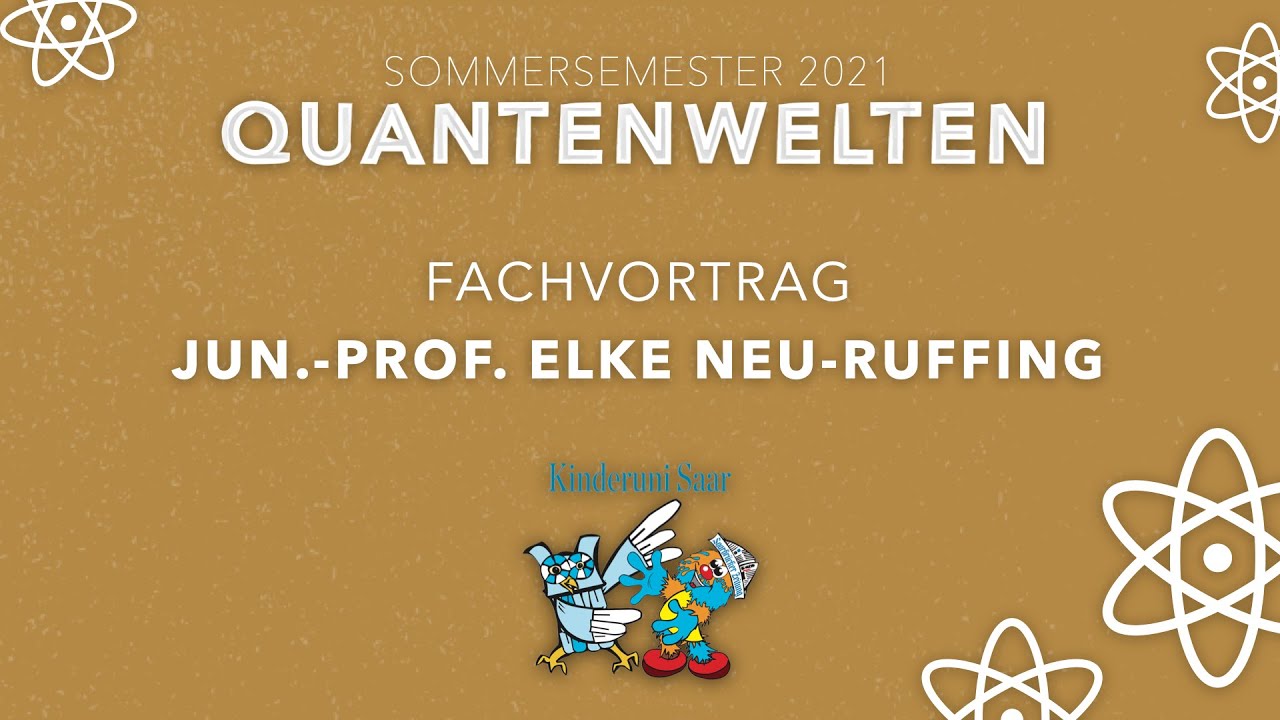Fachvortrag Jun.-Prof. Elke Neu-Ruffing: 