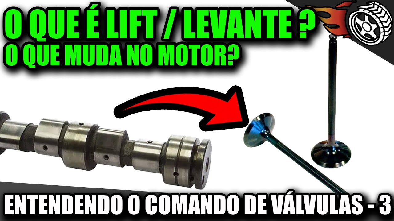 O que é Lift / Levante e o que muda no motor ? Comando de Válvulas Esportivo - Milan Dark