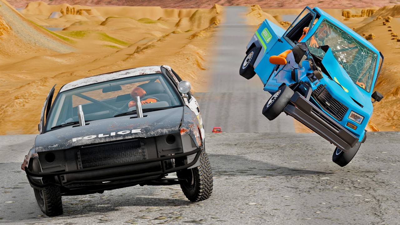 Cars VS Angry Driver #59 - BeamNG Drive | xxbdmnxx