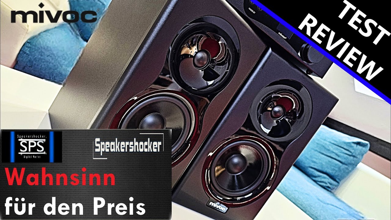 Mivoc HM5 Kompaktlautsprecher Test günstiger Lautsprecher und HA200 BT Verstärker für Hi-Fi Einstieg