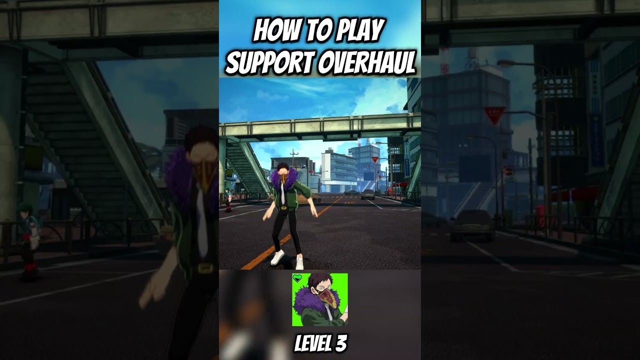 HOW TO PLAY SUPPORT OVERHAUL IN ULTRA RUMBLE #myheroultrarumble #mhur #ultrarumble