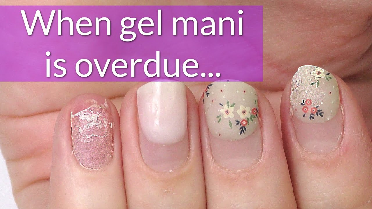 Gel manicure is Long Overdue - HOW to remove and Get New One Tutorial