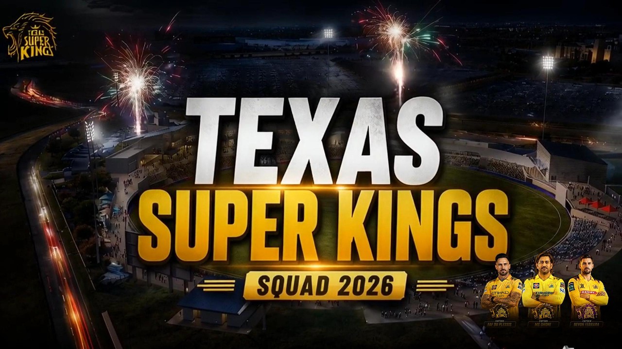 Texas Super Kings Squad 2026 🦁🔥 Full Team Revealed | MLC 2026