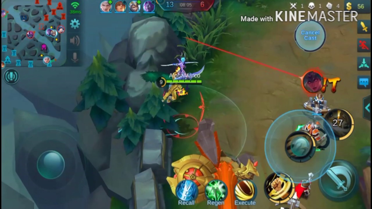 Mobile Legends Gameplay-CHOU(SKILLS EXPLAINED IN DESCRITION)