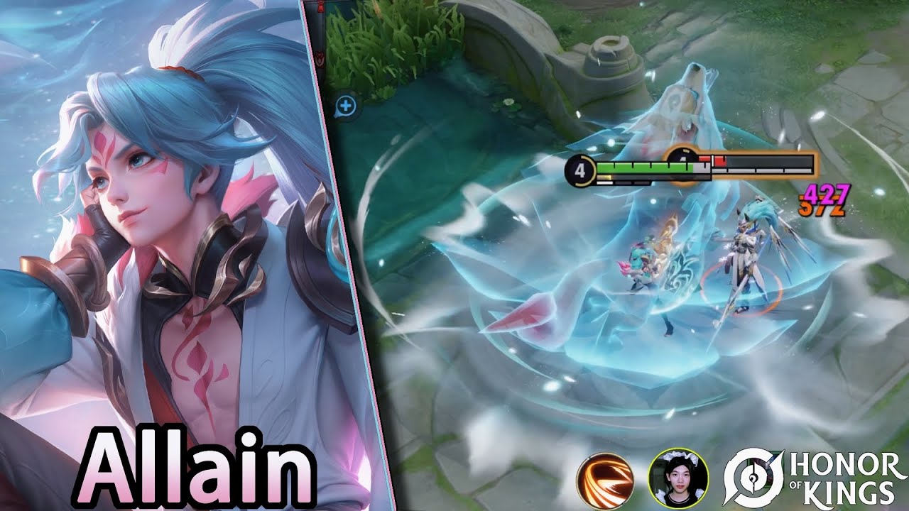 Honor of Kings（Allain）HOK x AOV cooperative skin｜Skin cooperativa HOK x AOV