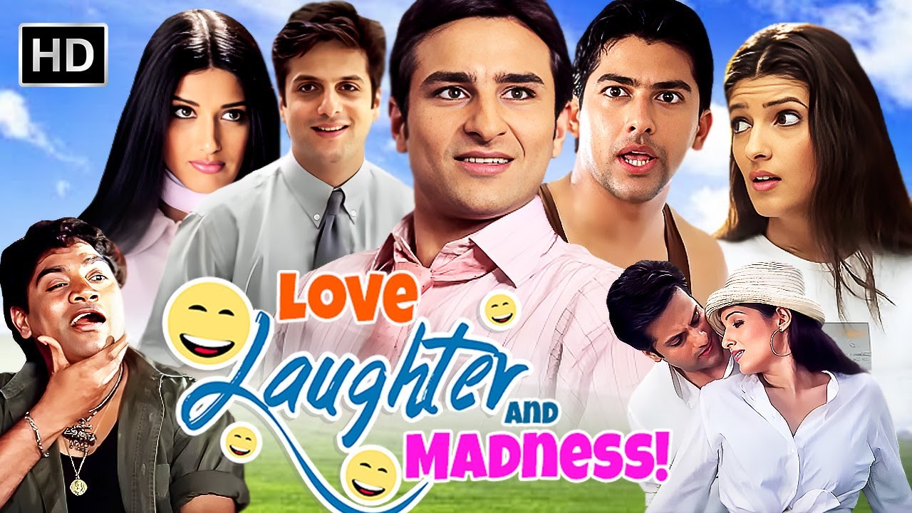 Love, Laughter & Madness! | Saif Ali Khan, Johnny Lever, Sonali Bendre | Non-Stop Comedy Movie