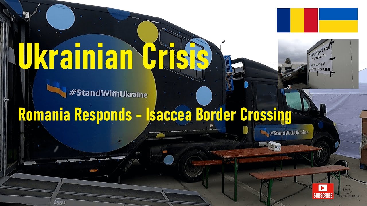 Ukraine Crisis ! Refugees cross into #Romania - Isaccea  Border Crossing near Odessa #Ukraine 🇺🇦 🇷🇴