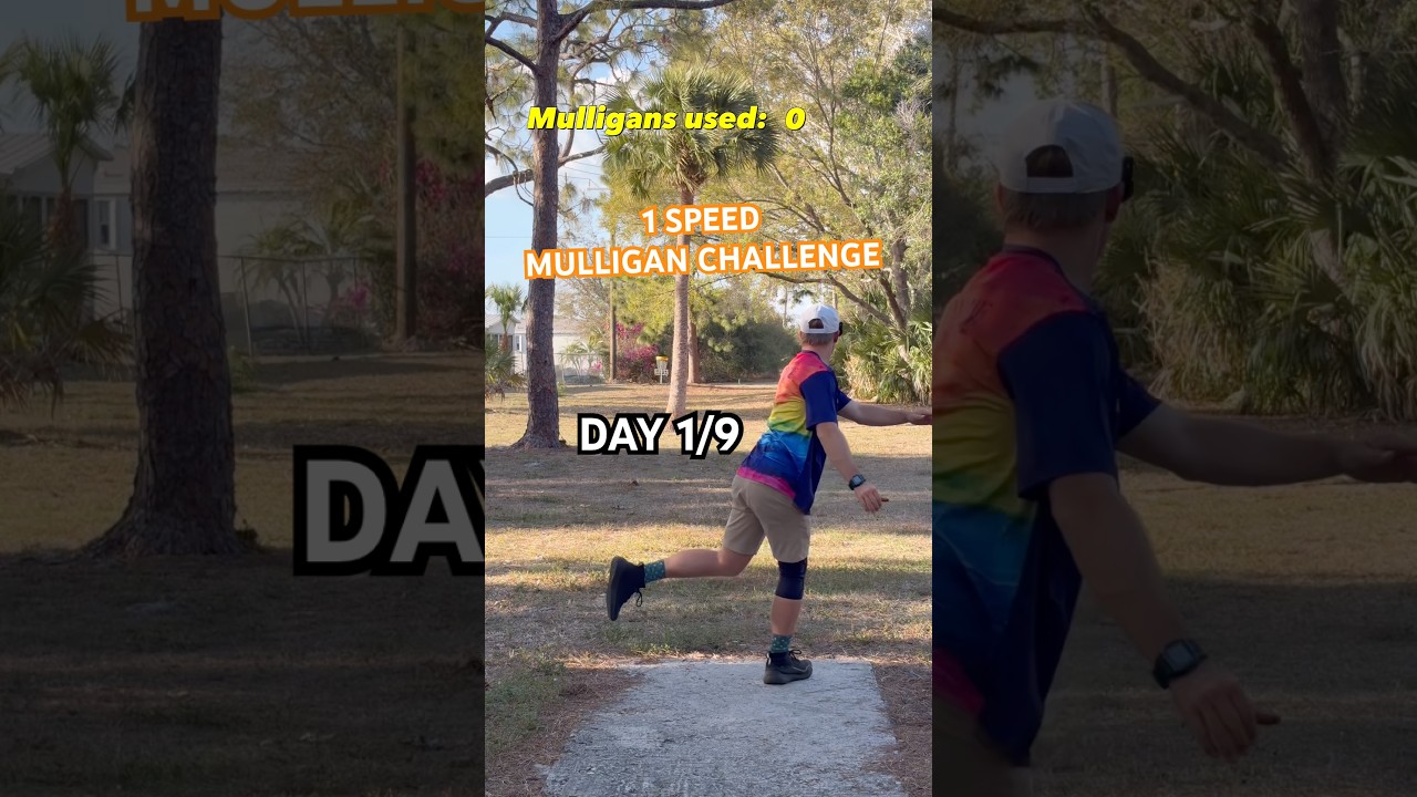 1 Speed ​​Mully Challenge, день 1! #дискгольф #челлендж #серия #веселье #круто #козёл #гольф #вир...