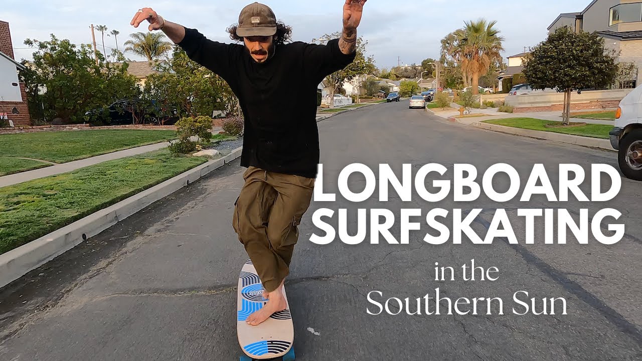 Longboard Surfskating in the Southern Sun on the Bigfoot with Taylor Arroway