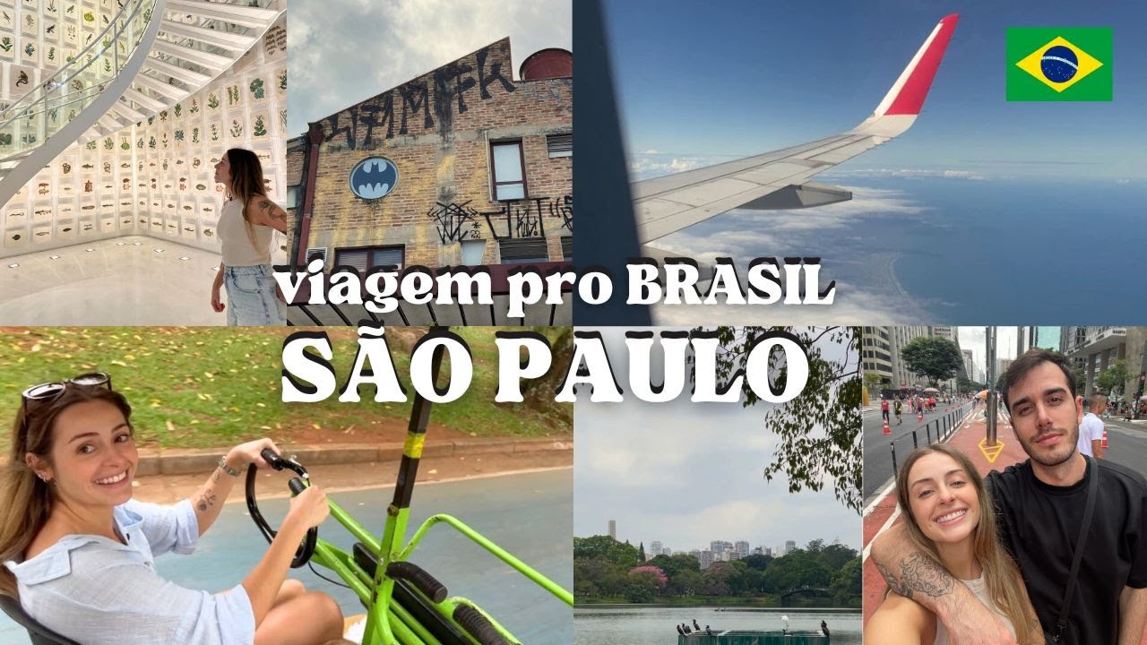 viagem pro Brasil + vlog em SP: o início das nossas férias 🇧🇷