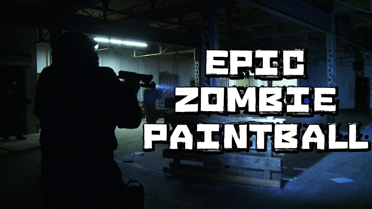 Paintball Ultimate Zombie Big Game in Abandoned Warehouse