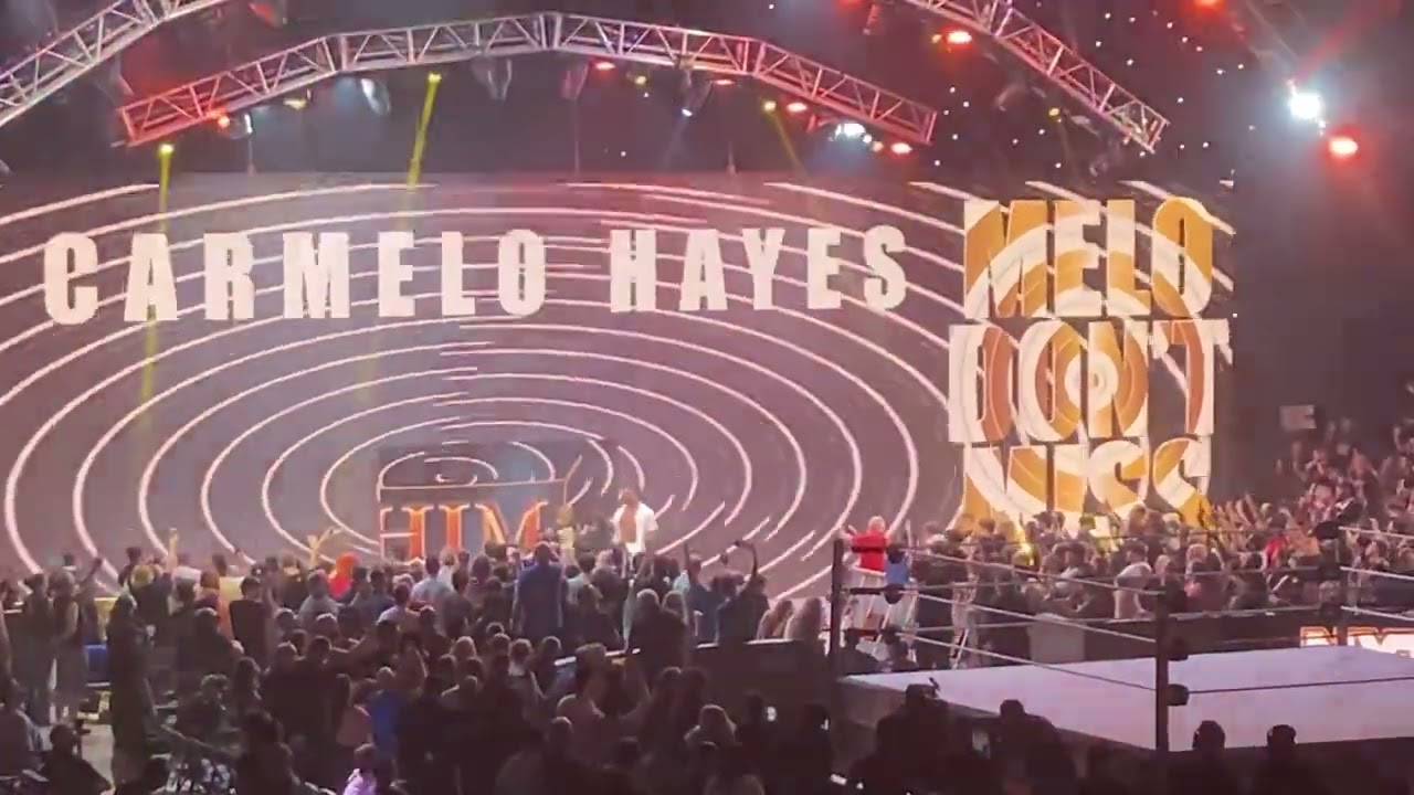 WWE NXT Battleground: Carmelo Hayes Hometown Entrance Lowell, MA