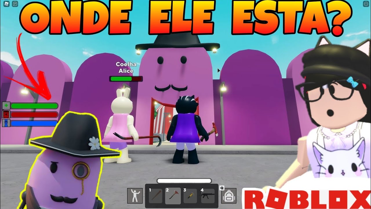 🐷 PIGGY INTERCITY: Explorando e Buscando RESPOSTAS 🎪 Roblox